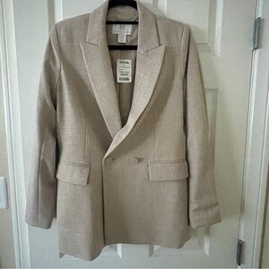House of Harlow Beige Blazer Jacket